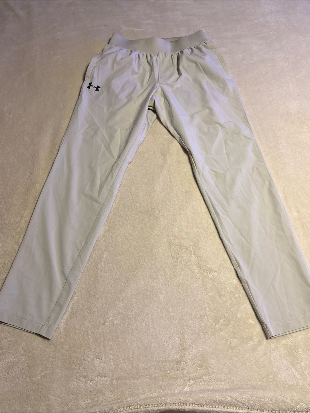 Under Armour Men's Light Gray Athletic Joggers